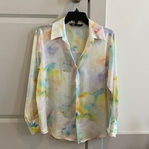 Zara Watercolor Top